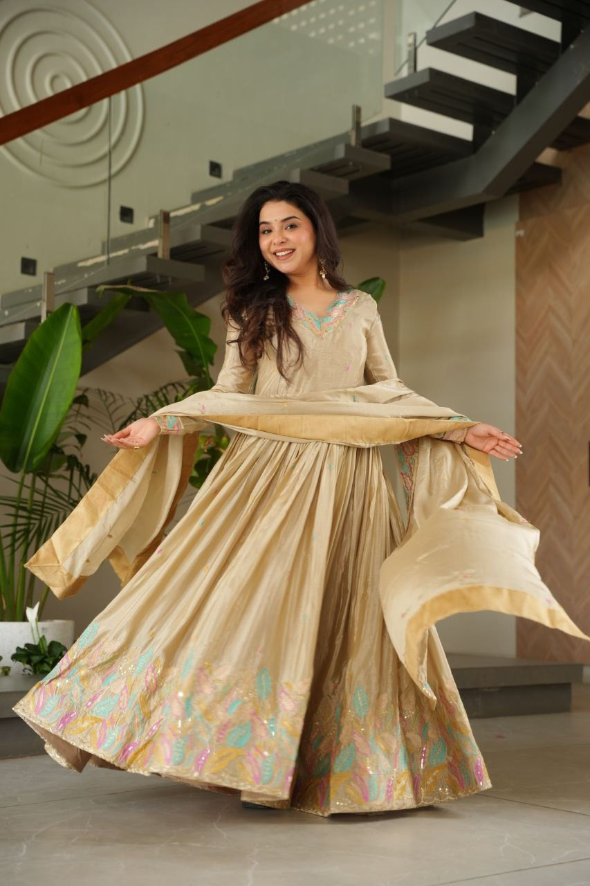 Thumbnail: Premium readymade Gown Duppatta 