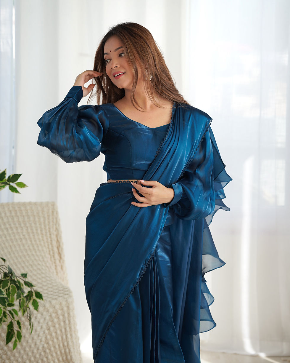 Thumbnail: Organza Silk Saree 