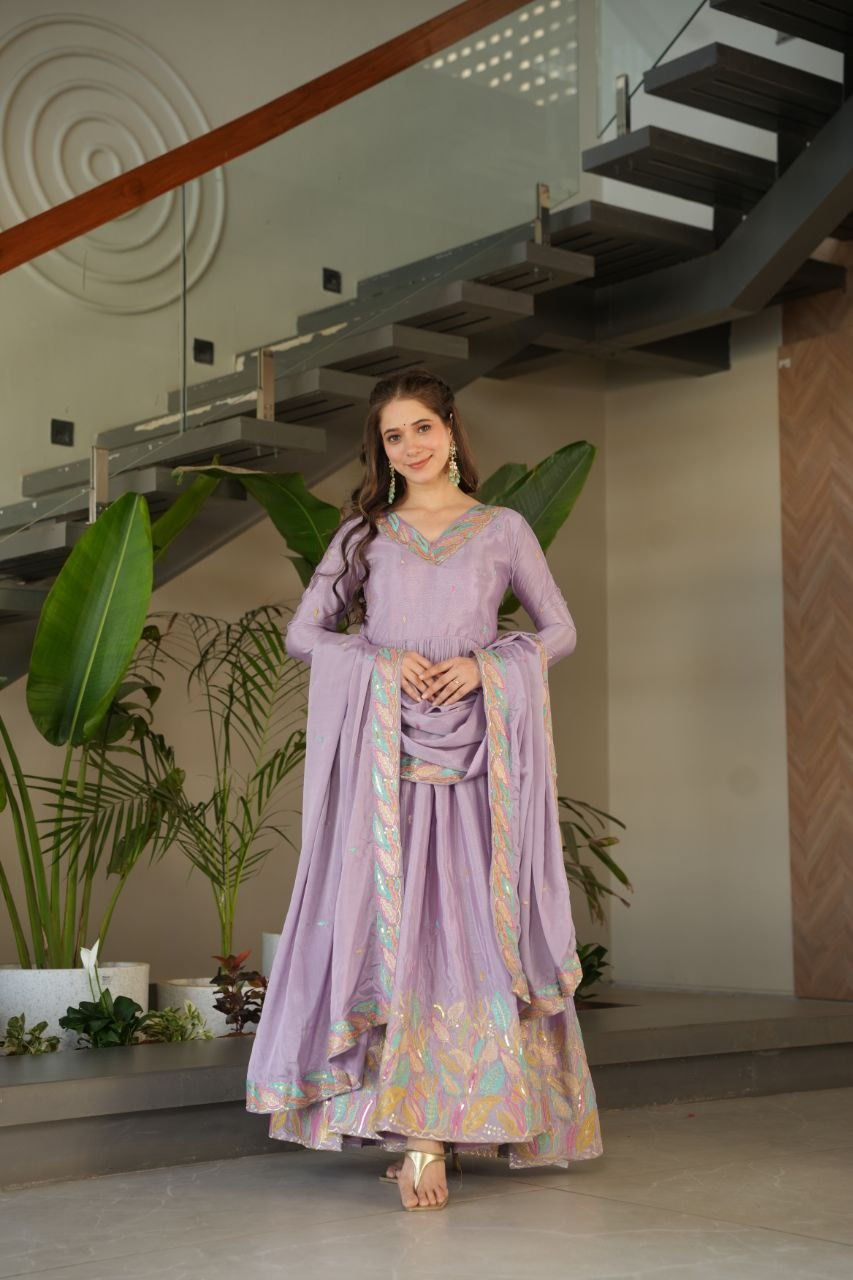 Thumbnail: Premium readymade Gown Duppatta 
