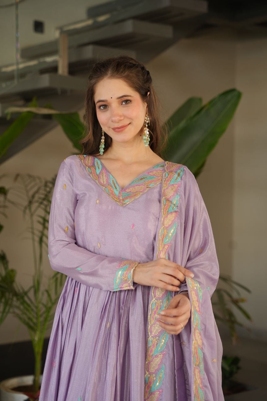 Thumbnail: Premium readymade Gown Duppatta 