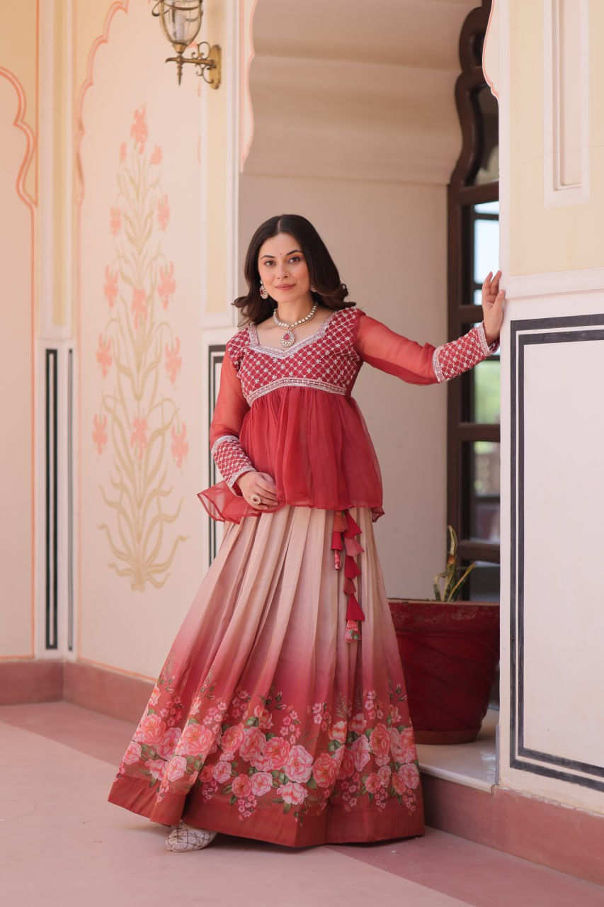 Thumbnail: Ready made lehenga 