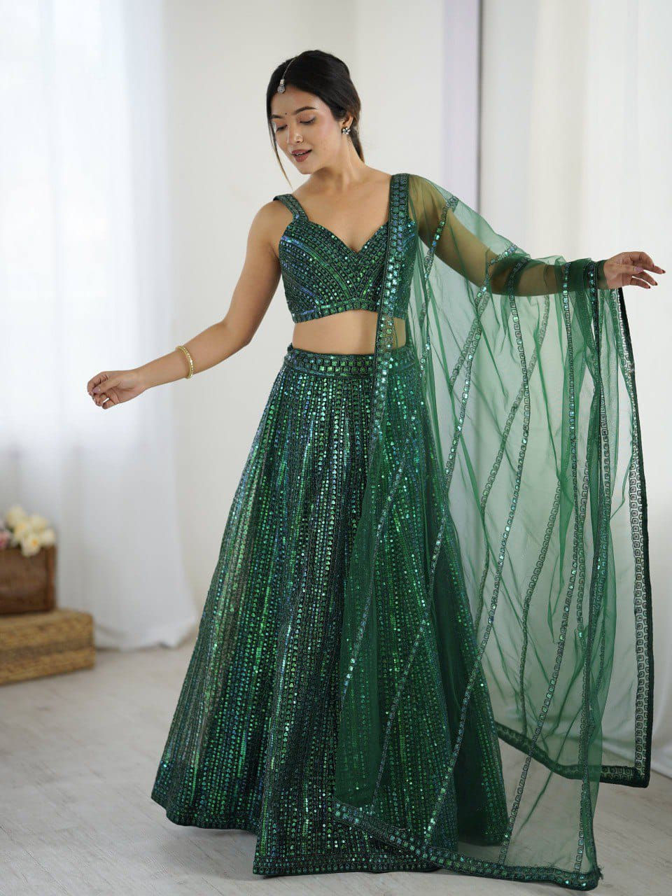 Thumbnail: Fully stiched lehenga