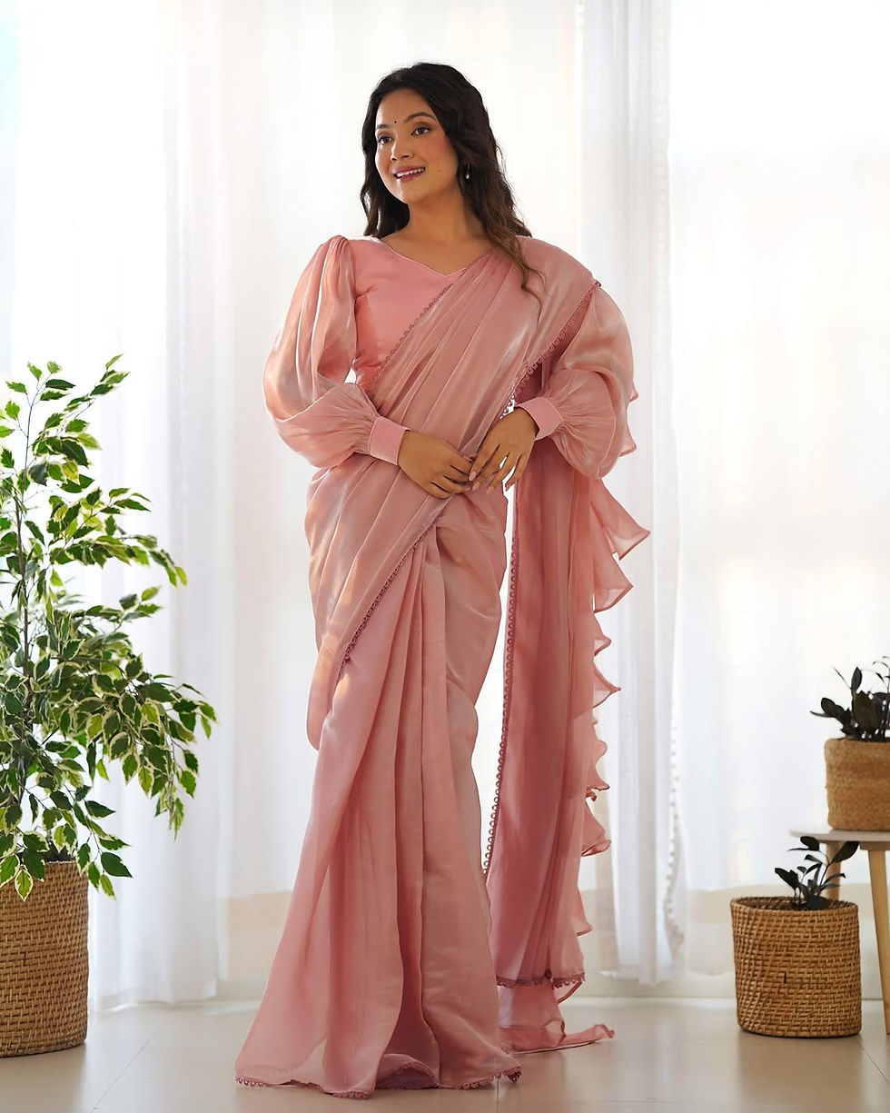 Thumbnail: Organza Silk Saree 