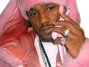 What rapper besides Camron can pull off wearing the color pink?