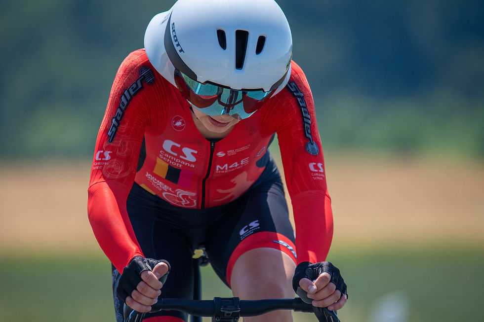 Wheel Divas Cycling Team bei der Deutschen Meisterschaft Einzelzeitfahren Frauen 2026 in Straufdorf/ Thüringen