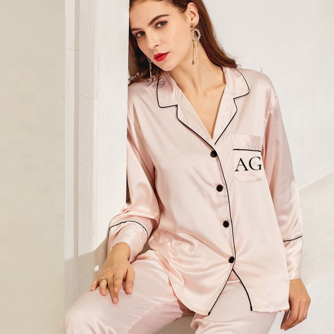 Name & Initials Long Pyjama Set