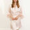 Thumbnail: Blush Feather Detail Robe
