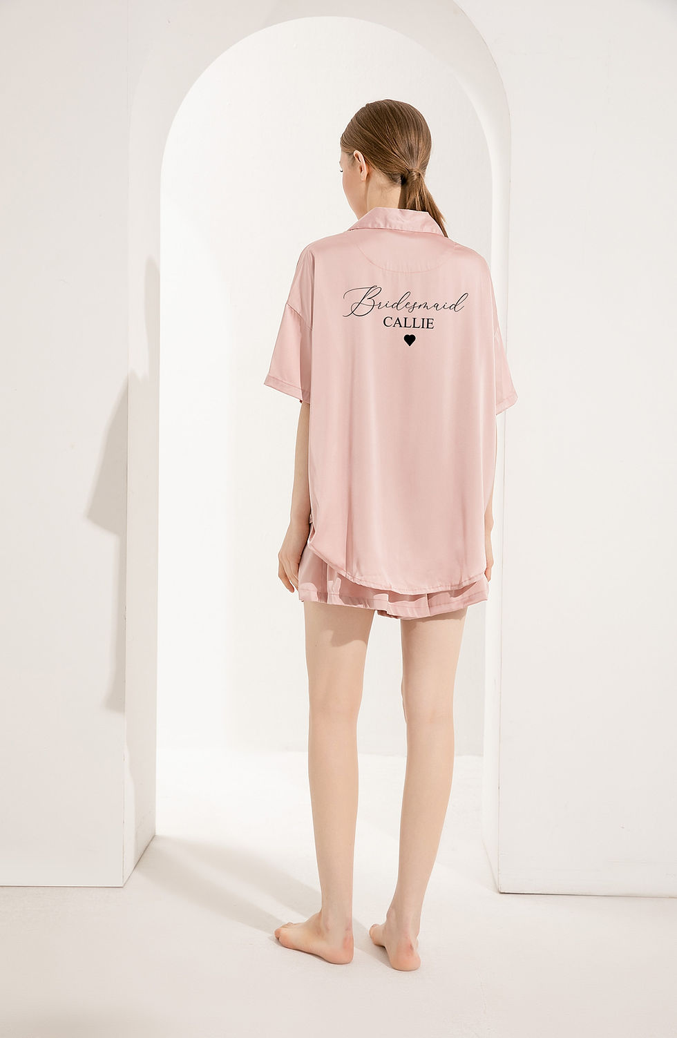 Callie Relaxed Fit Satin Pyjamas