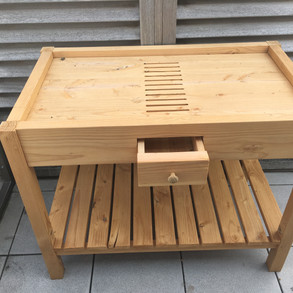 Table de rempotage dessinée par Carpe Hortem