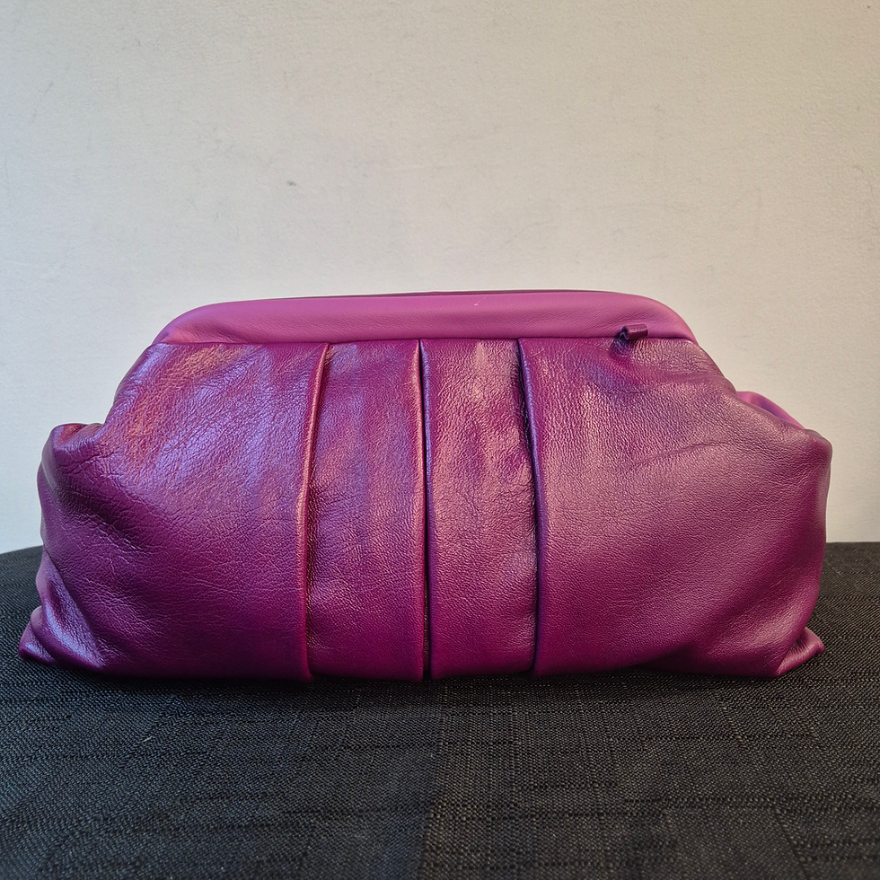 Thumbnail: Borsa MATRIOSCA BIG in vera pelle bicolor