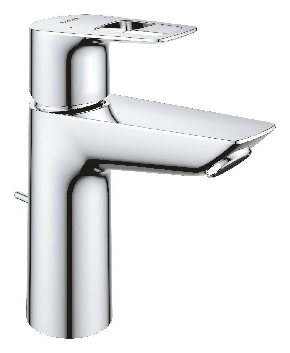 Смеситель для раковины GROHE BauLoop с рычажным донным клапаном (23762001)