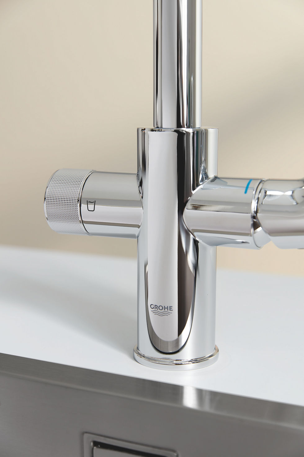 Миниатюра: Смеситель для кухонной мойки GROHE Blue Pure BauCurve , без фильтра (30580000)