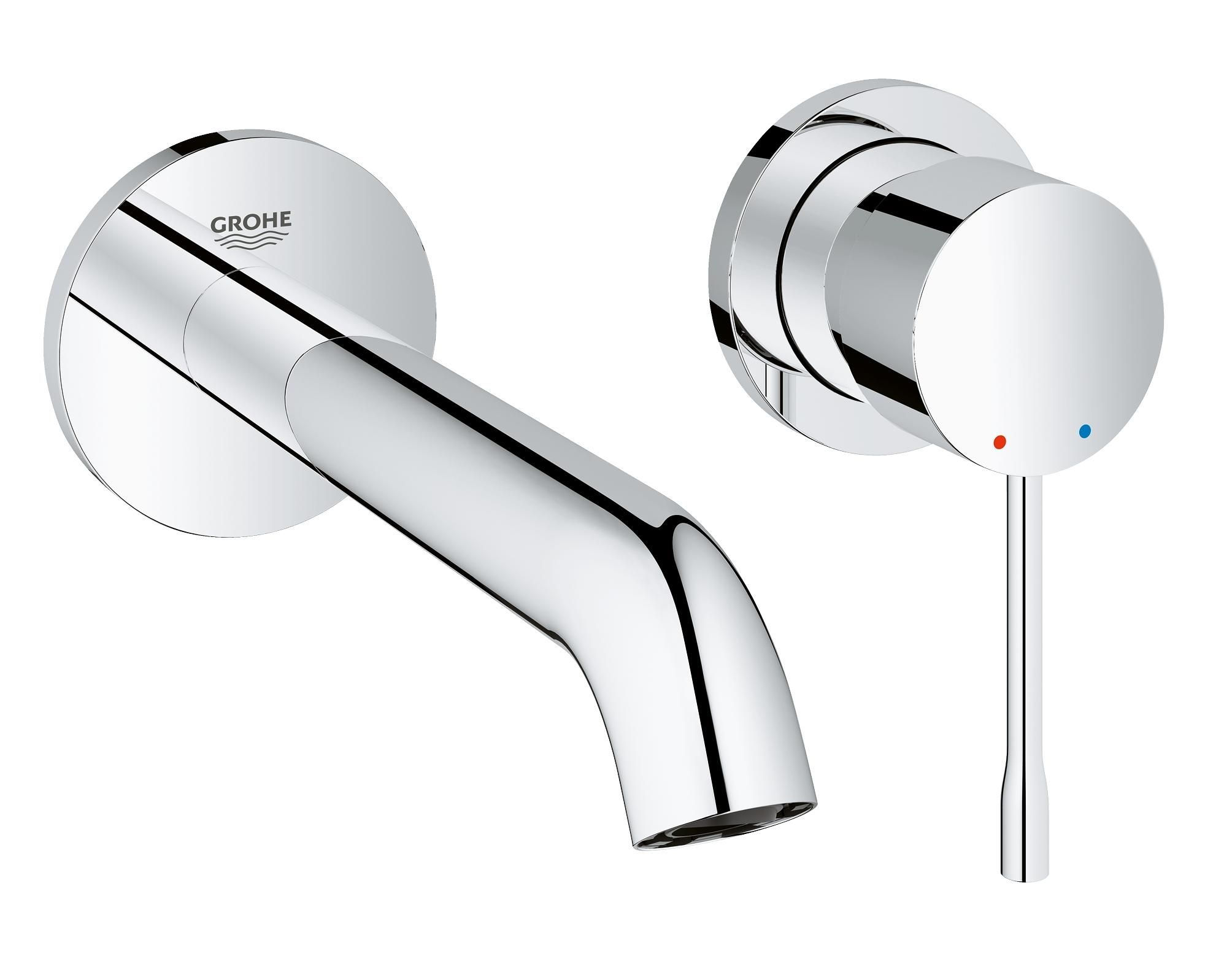 Внешняя часть смесителя для раковины GROHE Essence+ на 2 отверстия (19408001)