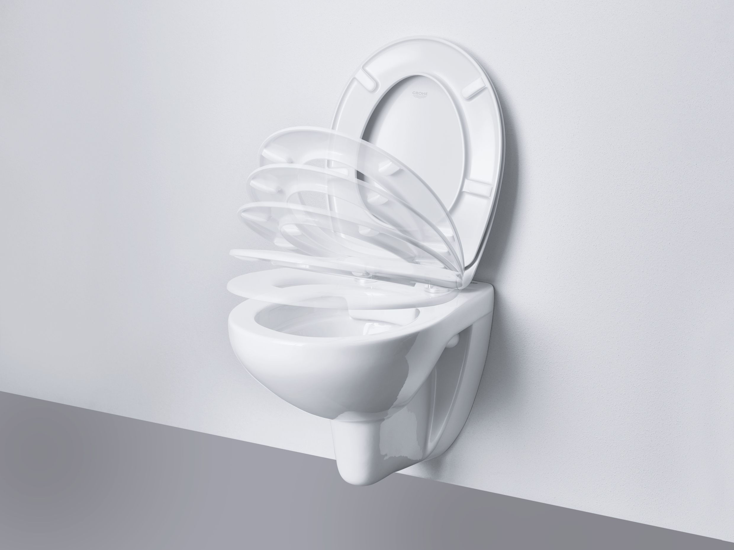 Сиденье для унитаза GROHE Bau Ceramic (с микролифтом), альпин-белый (39493000)