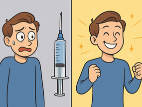 Patient afraid of Needle, Happier after EBOO Therapy