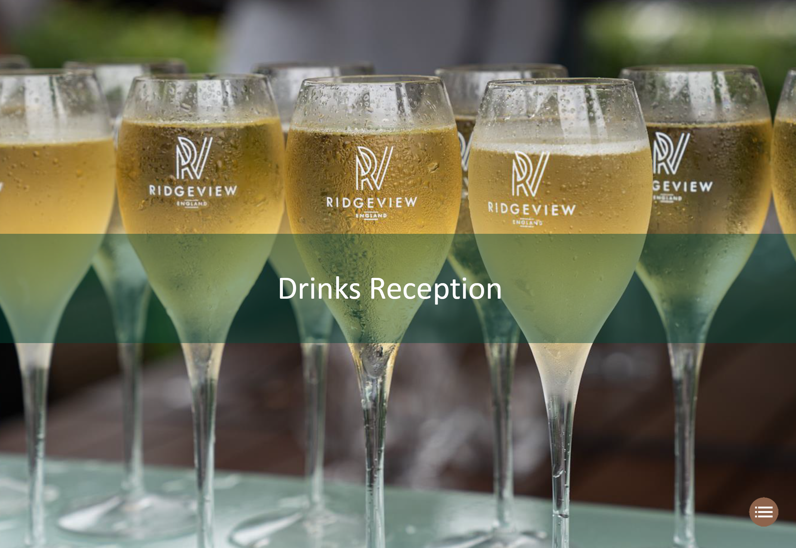 Evening Reception Drinks Sponsor