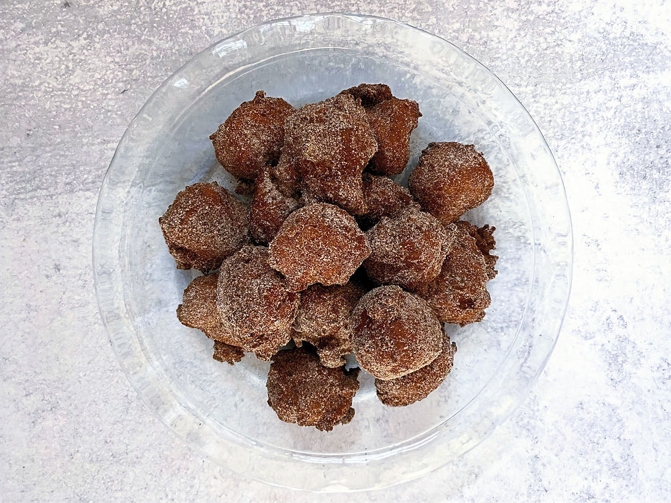 Aerial View of Spiced Chai Bites