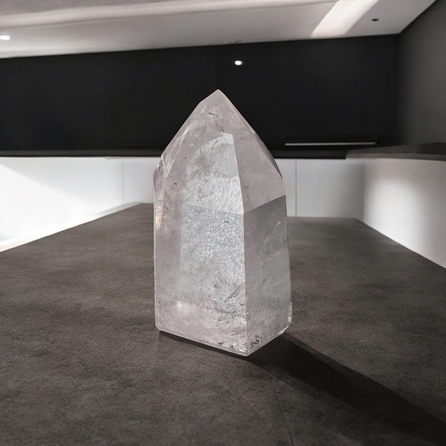 Clear Quartz chunky Tower 6cm High