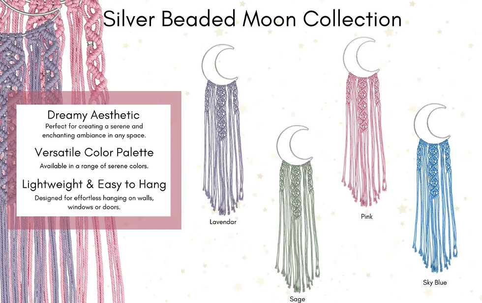 Thumbnail: Moon Wall Hanging $7.50 Wholesale (case $45)