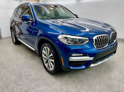 BMW X3 Blue Compact Luxury Crossover SUV