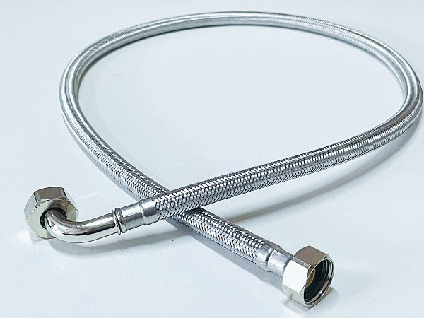 Panzerschlauch 1/2 Zoll F-FC | Länge 200cm | DN8 | KTW Trinkwasser-Zertifikation