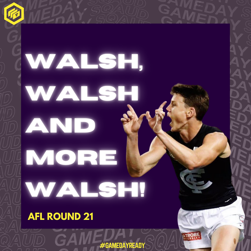 How hot is Sam Walsh right now in AFL Fantasy?