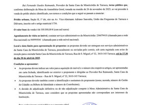 Edital Venda de Apartamento