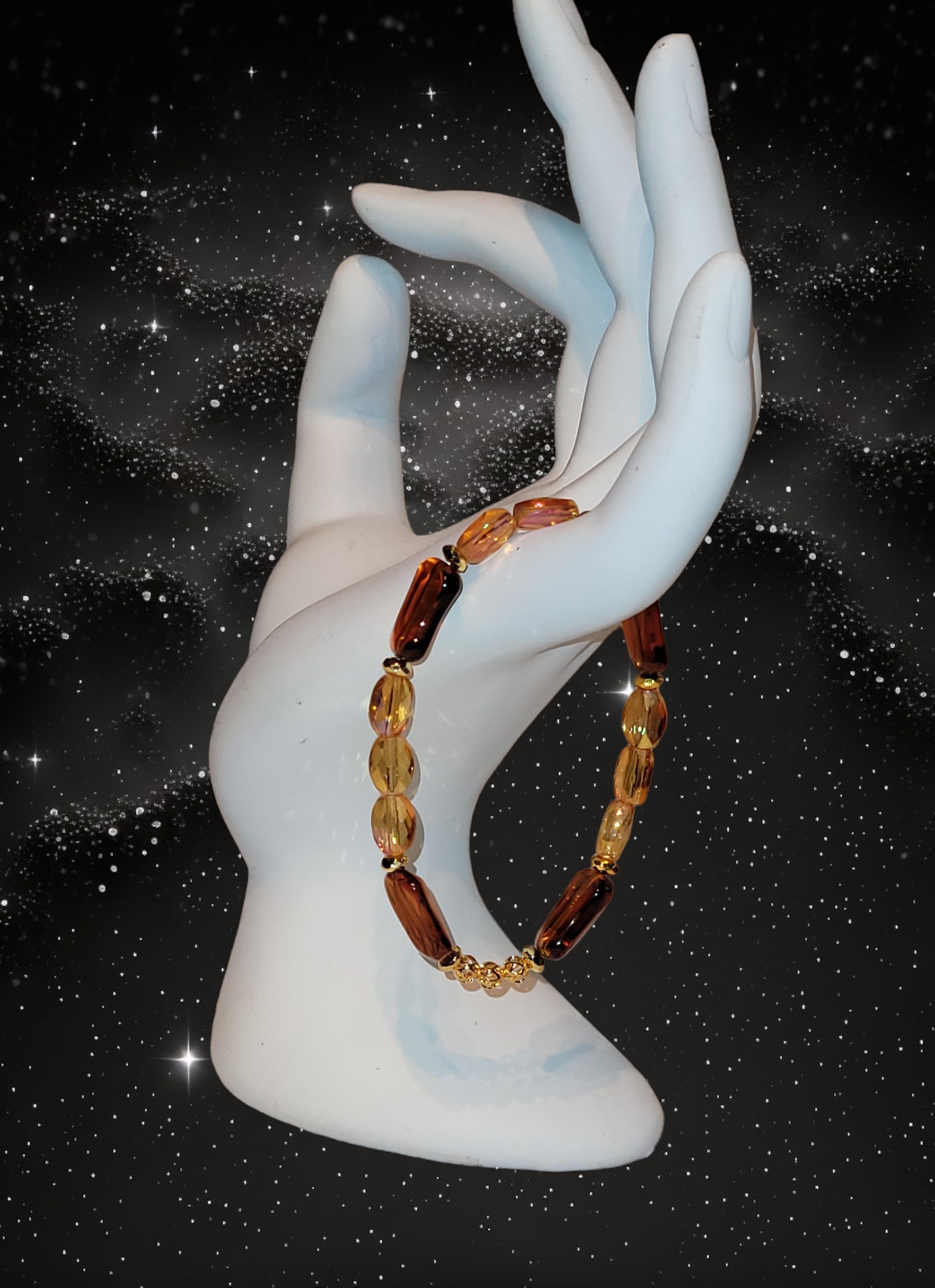 Brown and Tan Bracelet