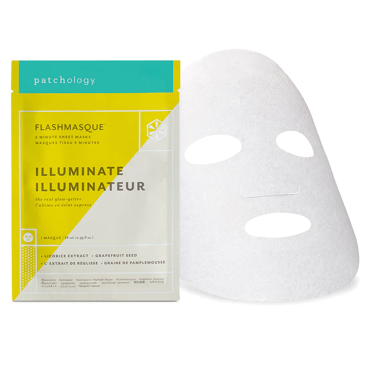 Patchology FlashMasque Illuminate 5 Minute Face Sheet Mask ALARASI