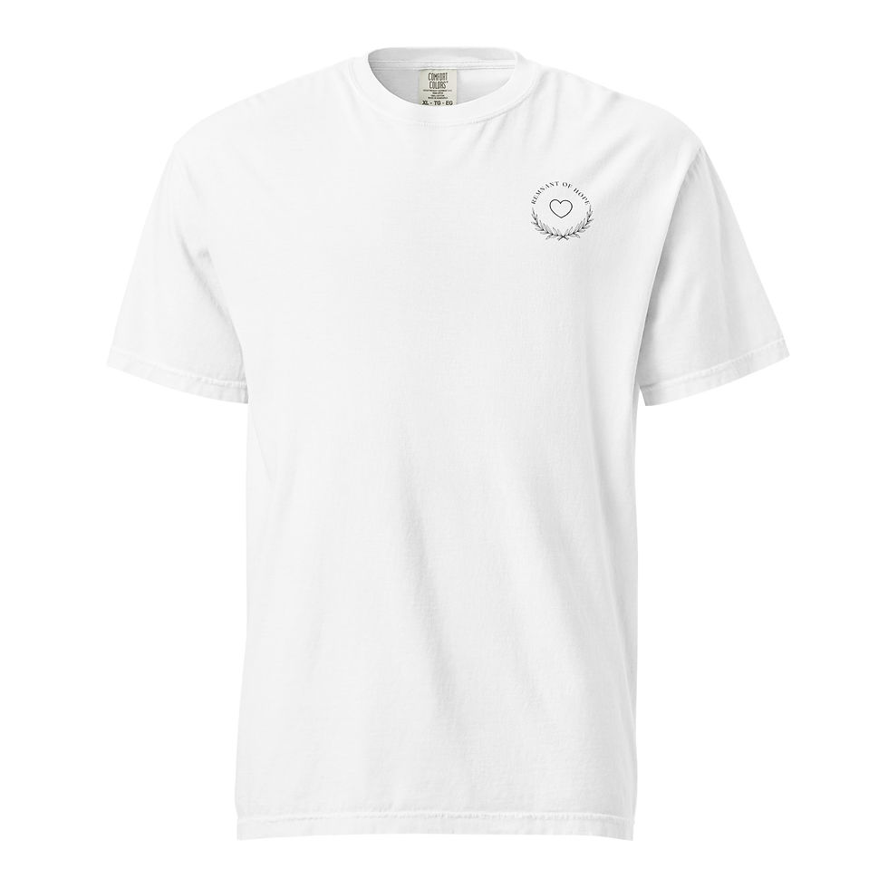 Thumbnail: Remnant of Hope Unisex garment-dyed heavyweight t-shirt
