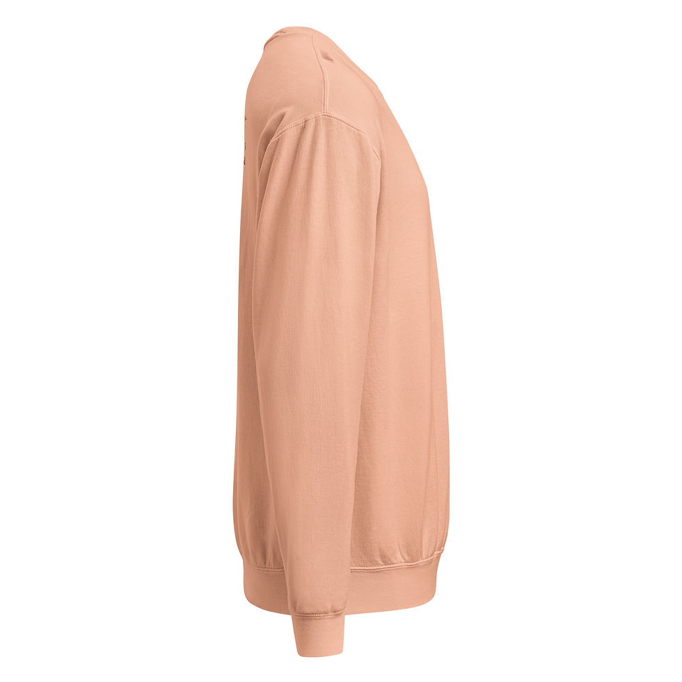 Thumbnail: My Creator Calls Unisex garment-dyed fleece crewneck sweatshirt