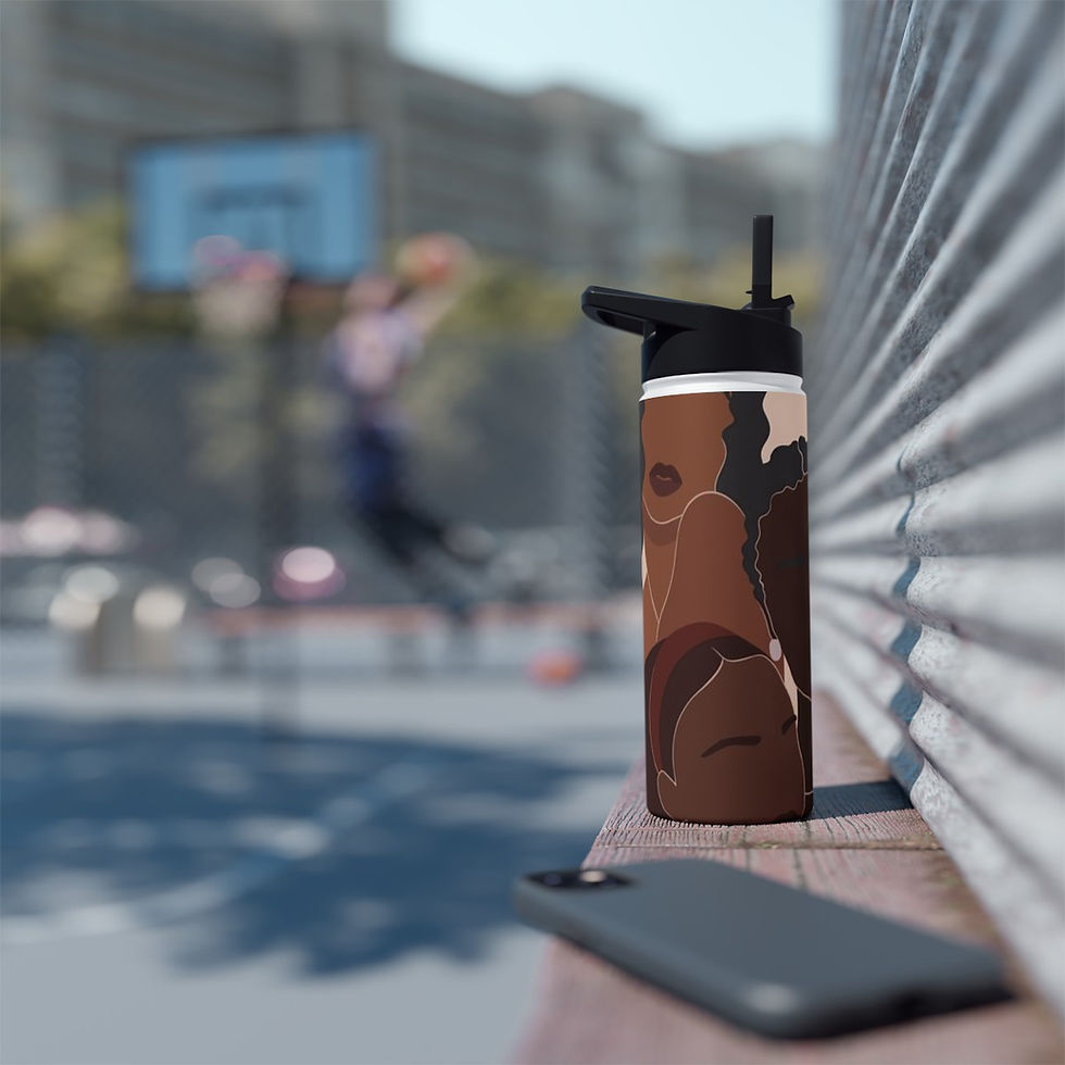 Thumbnail: Stainless Steel Water Bottle, Standard Lid