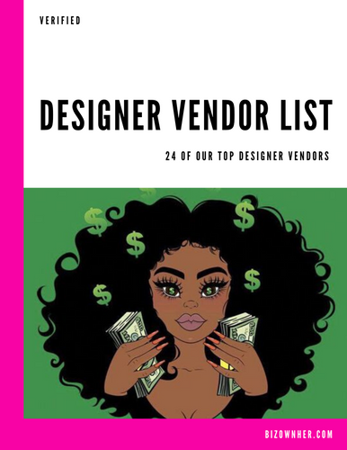 Designer Vendor List Biz University