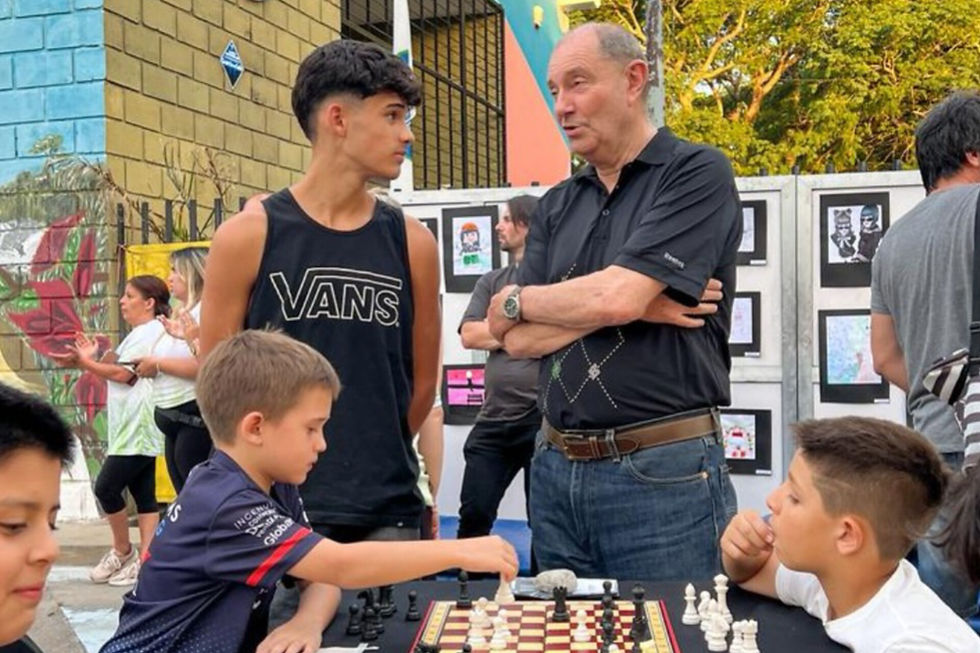 Baigorria: Maglia cerró el año de talleres culturales y deportivos en la Plaza del Bicentenario