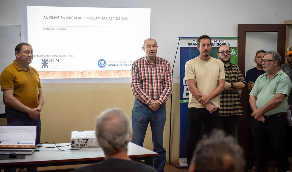 Comenzó en Baigorria la formación profesional dictada por el Municipio y la UTN 