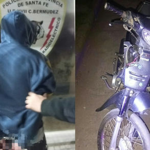 Capitán Bermúdez: detuvieron a un hombre acusado de robar una moto