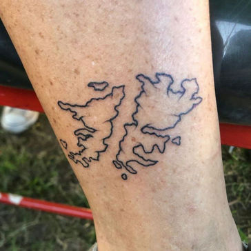 Malvinas en la piel