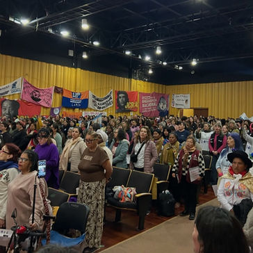La sanlorencina Clara Suárez participó del IV Encuentro de Mujeres de América Latina y el Caribe
