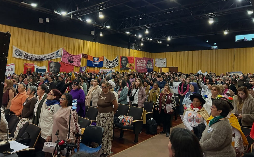 La sanlorencina Clara Suárez participó del IV Encuentro de Mujeres de América Latina y el Caribe