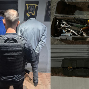 San Lorenzo: detuvieron a dos hombres tras robar una caja de herramientas de una camioneta