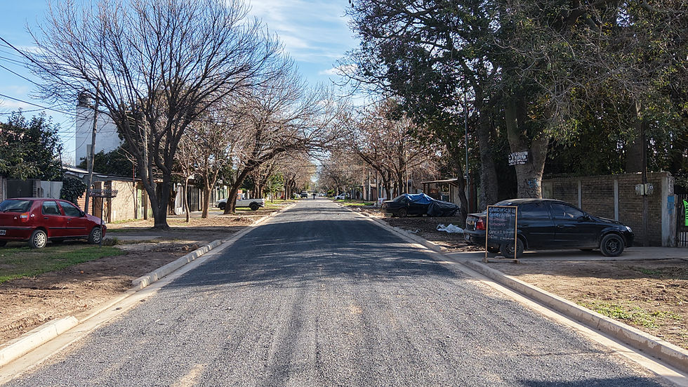 Granadero Baigorria intensifica obras de infraestructura en barrio Martín Fierro