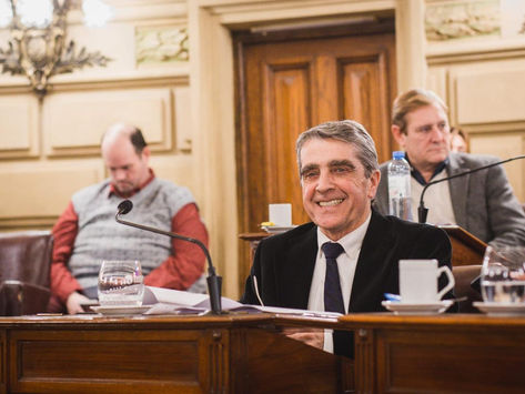 Traferri fue una vez más el senador que más proyectos de ley presentó durante el año