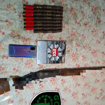 Allanamiento en Ricardone: un hombre detenido y secuestro de una escopeta y municiones