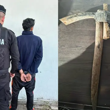 Policía usó la pistola Taser para evitar que un joven agrediera a su madre en Rosario