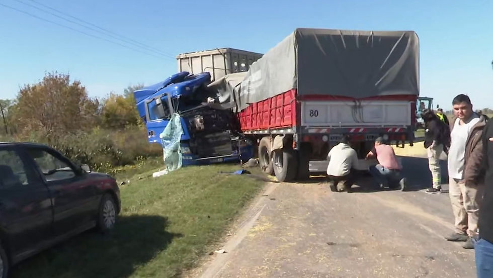 Grave siniestro vial en la Ruta Nacional 34: camionero quedó atrapado y fue trasladado en estado crítico