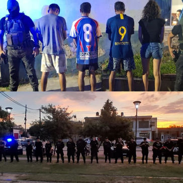 Operativo de saturación policial en Fray Luis Beltrán: 60 personas identificadas y 8 demorados