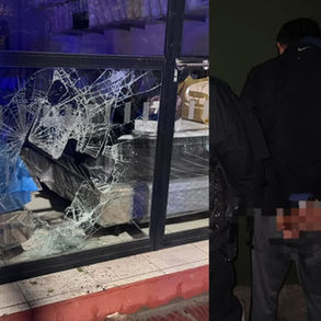 Intentó ingresar a un comercio, rompió una vidriera y terminó detenido en San Lorenzo