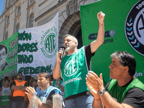 ATE cuestionó a la CGT por convocar a un paro general sin movilización: "Hay gremialistas que le tienen miedo a la calle"