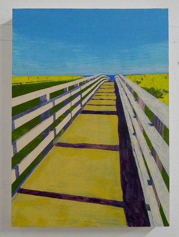 South Cape Beach
Acrylic paint on paper on panel
12.75" x 17.5" 2024 $1500.00