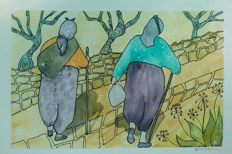 Walking with sticks
